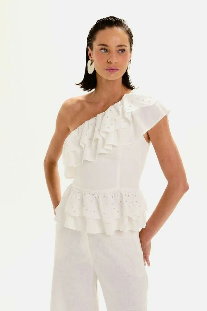 Imagem de Blusa Francine Off White Le Blog