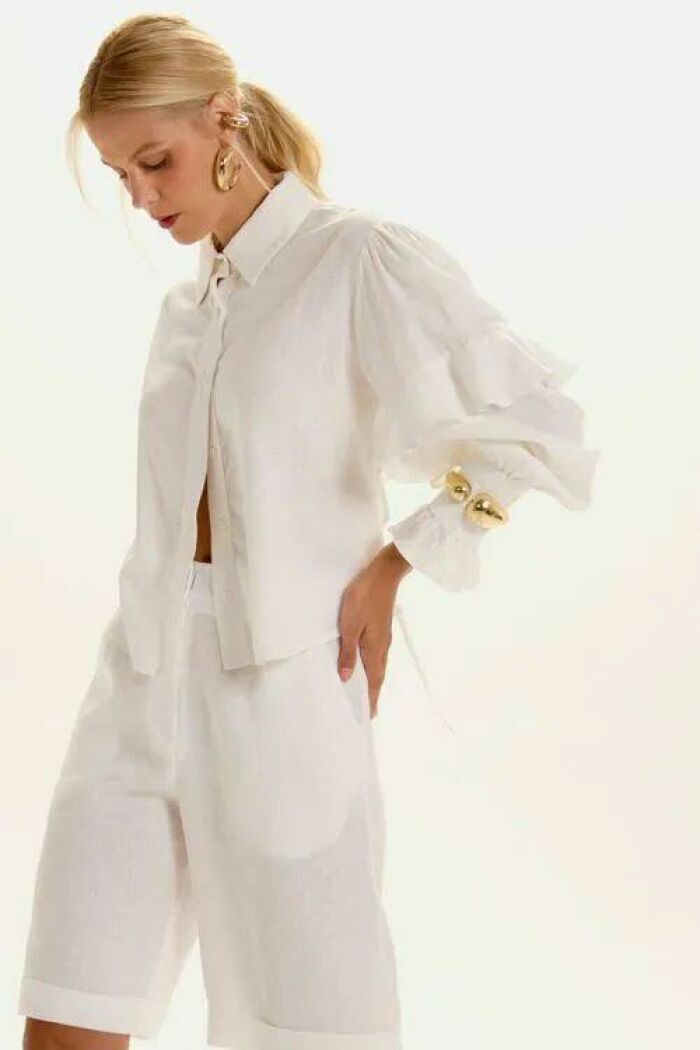 Imagem de Camisa Nadine Off White Le Blog