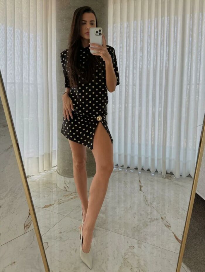 Imagem de Vestido Amora Poá Cloude