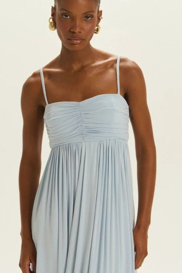 Imagem de Vestido Gabriela Azul Cotton Le Blog