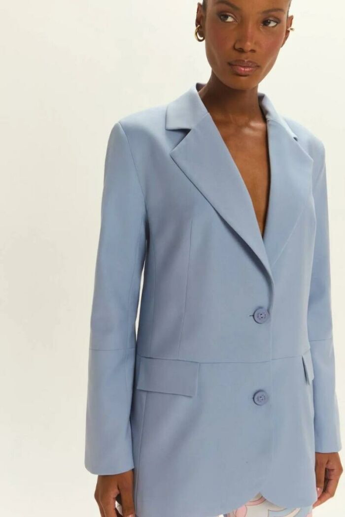 Imagem de Blazer Pâmela Azul Denin Claro Le Blog