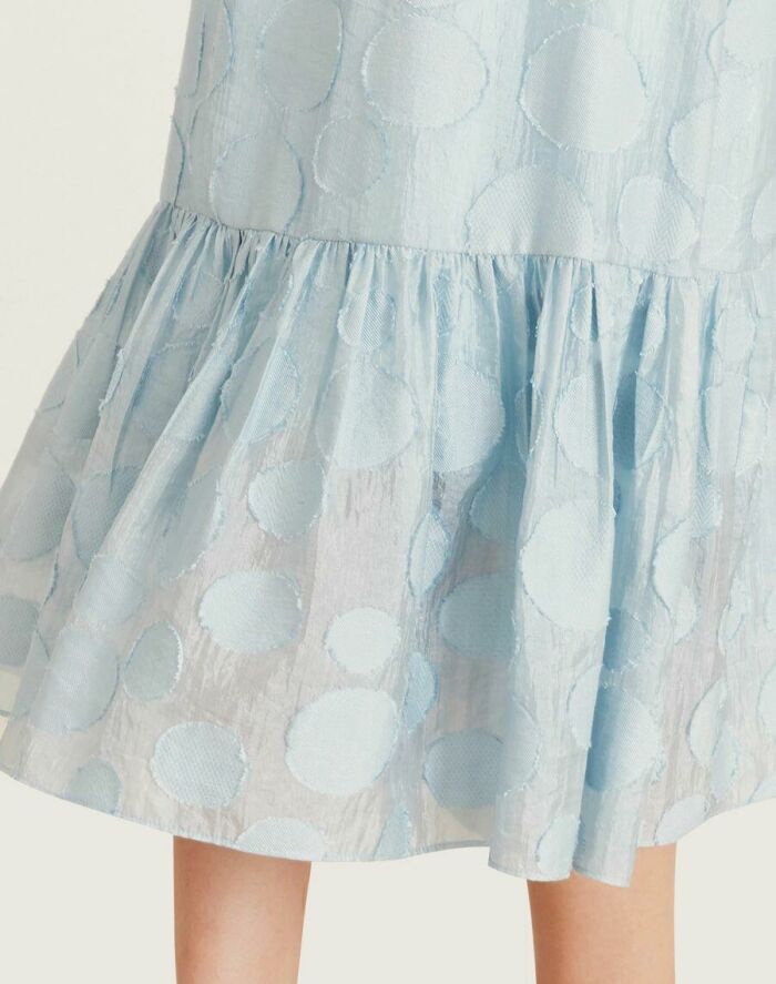 Imagem de Vestido Mídi Moss Azul Amissima