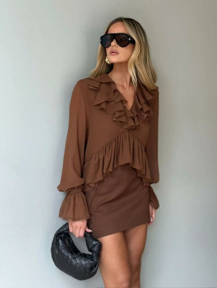 Imagem de Bate Jade Marrom Cloude