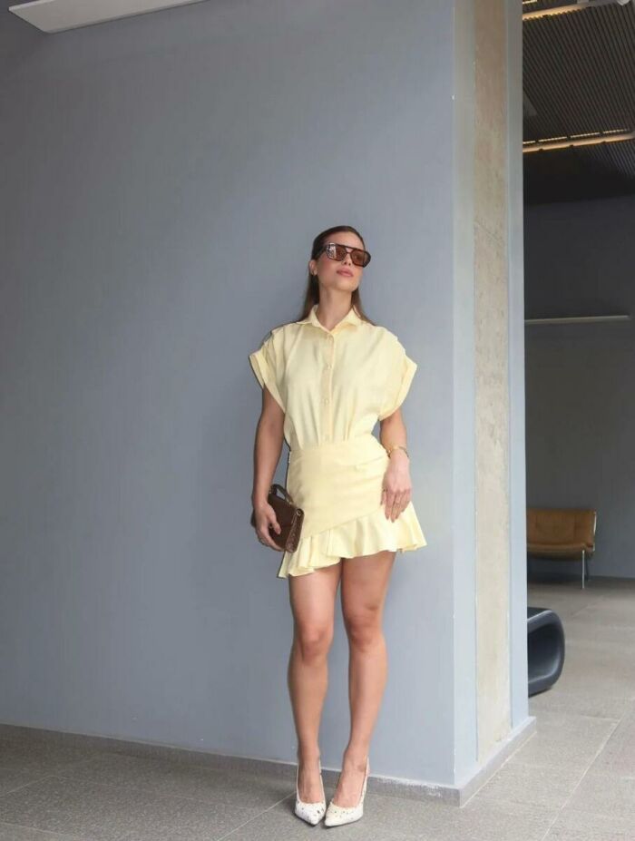 Imagem de Conjunto Cleo Amarelo Cloude