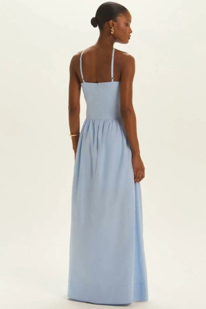 Imagem de Vestido Gisa Azul Cotton Le Blog