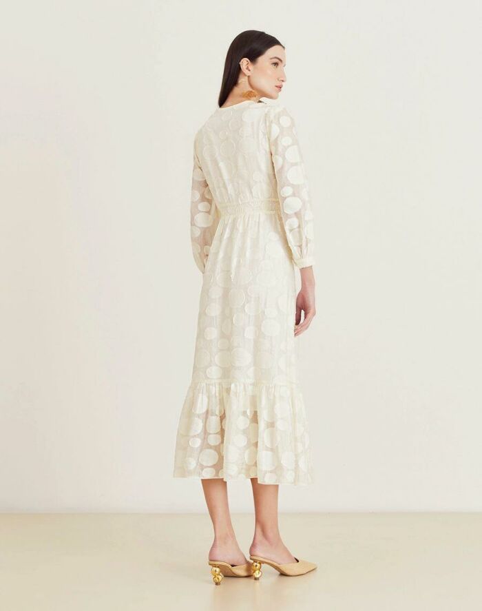 Imagem de Vestido Mídi Moss Branco Amissima