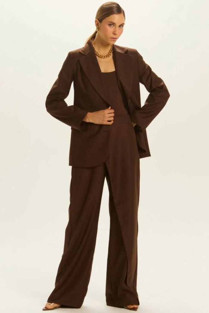 Imagem de Blazer Pâmela Marrom Coffee Le Blog