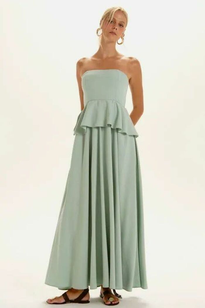 Imagem de Vestido Liz Verde Jardim Le Blog