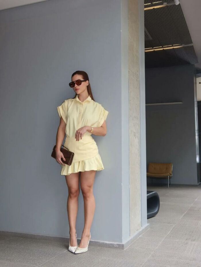 Imagem de Conjunto Cleo Amarelo Cloude