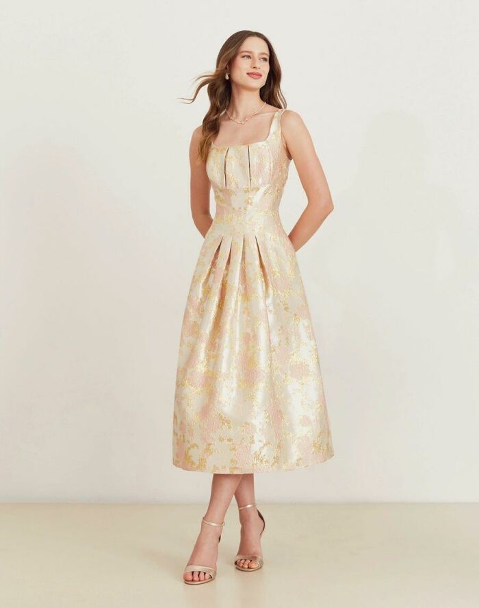 Imagem de Vestido Mídi Louise Rosa Amissima