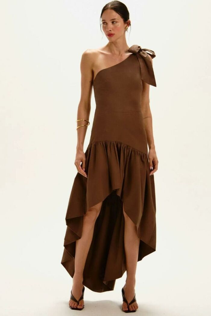 Imagem de Vestido Jenifer Marrom Ganache Le Blog