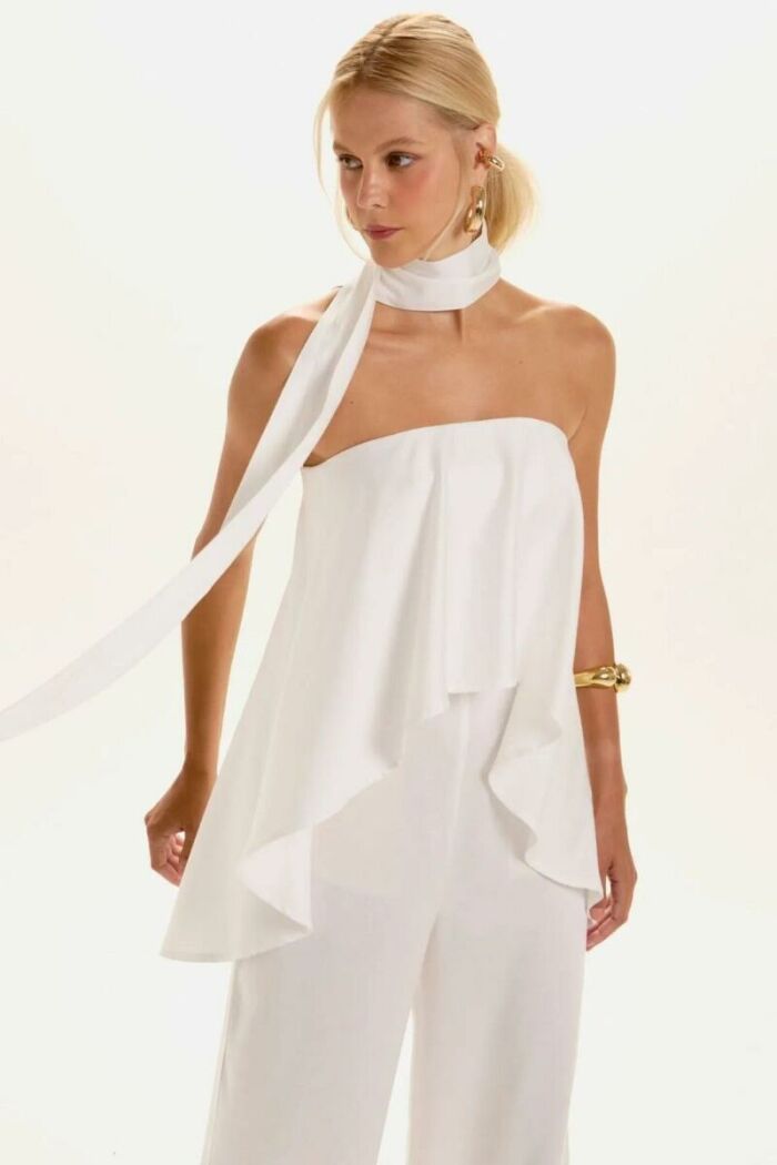 Imagem de Macacão Katia Off White Le Blog