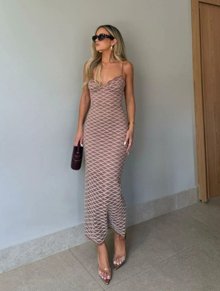 Imagem de Vestido Maria Marrom Cloude