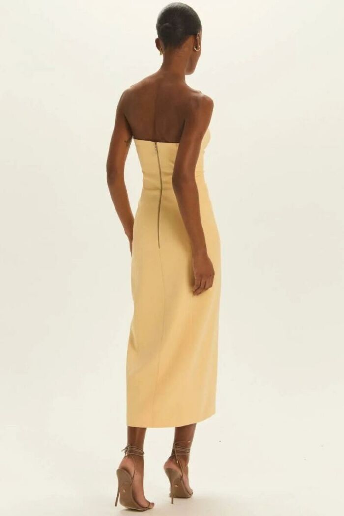 Imagem de Vestido Mídi Érica Amarelo Grace Le Blog