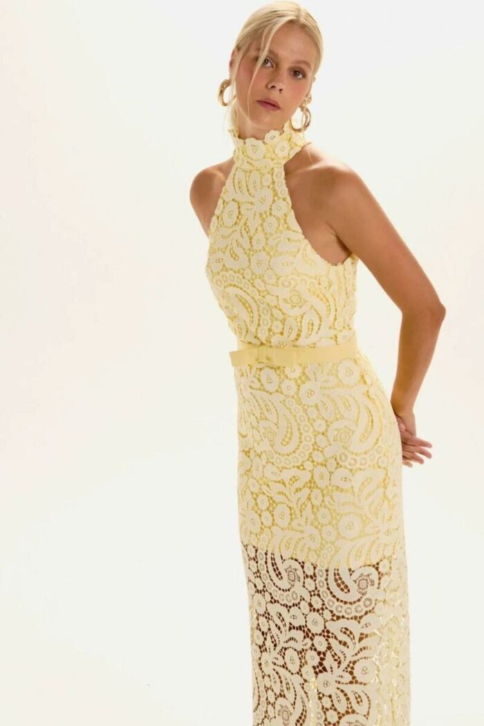 Imagem de Vestido Mídi Julieta Amarelo Light Le Blog