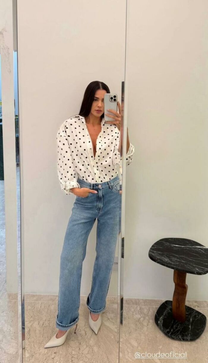 Imagem de Camisa Cristina Poá Cloude