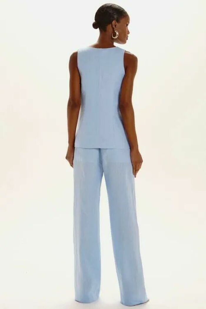 Imagem de Calça Jana Azul Moody Le Blog