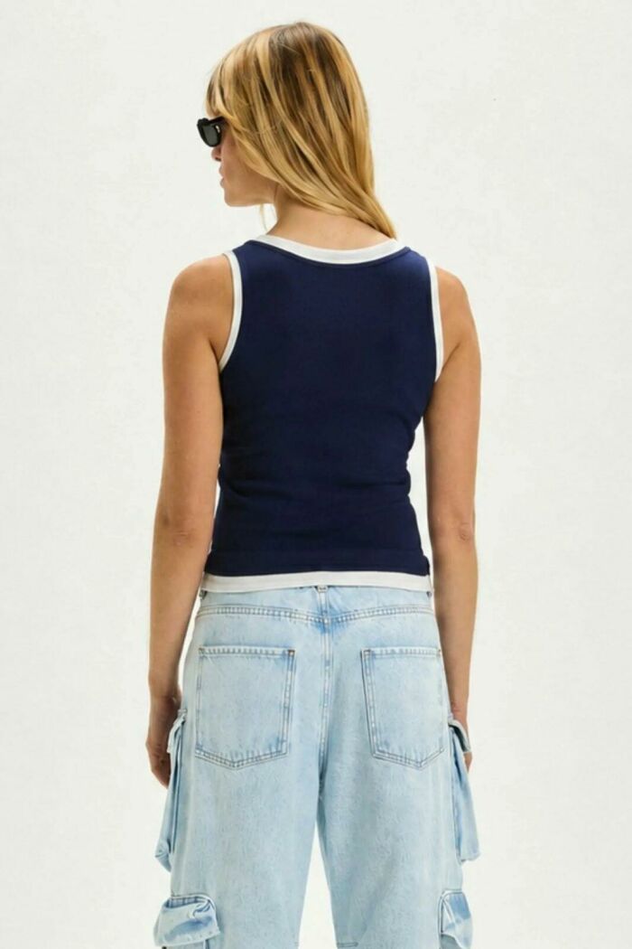 Imagem de Regata Sabrina Azul Navy Le Blog