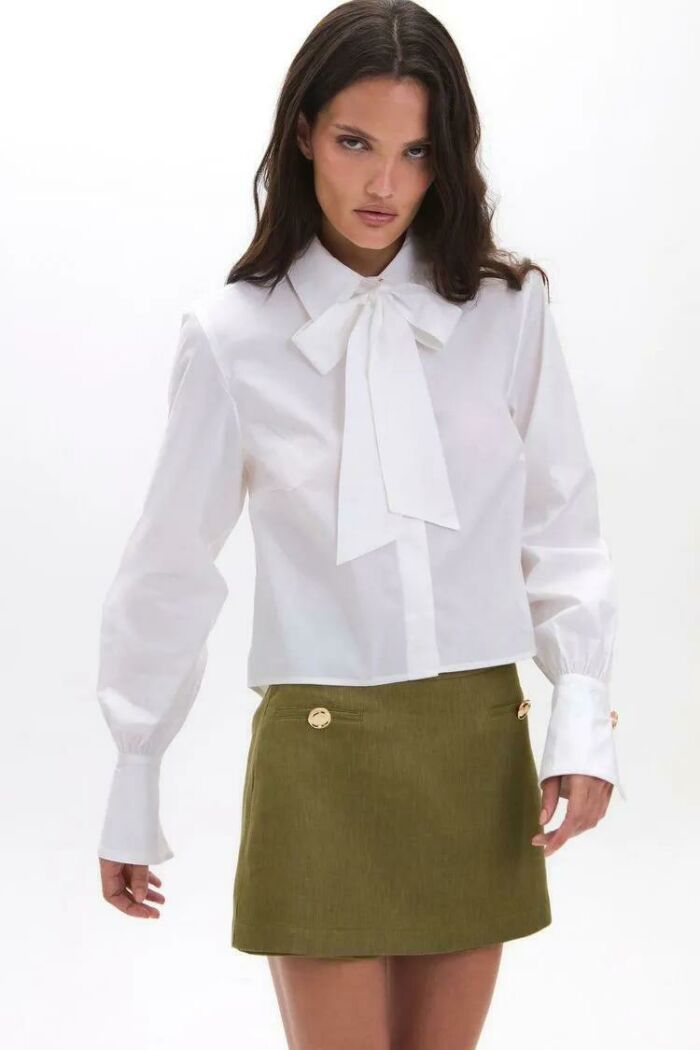 Imagem de Short Saia Selena Verde Bamboo Le Blog