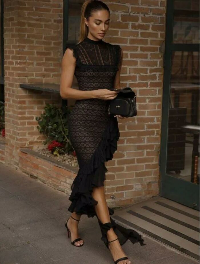 Imagem de Vestido Betânia Preto Cloude