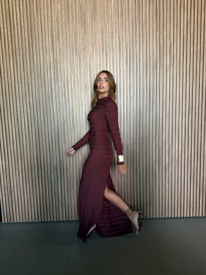 Imagem de Vestido Choco Babados Olívia