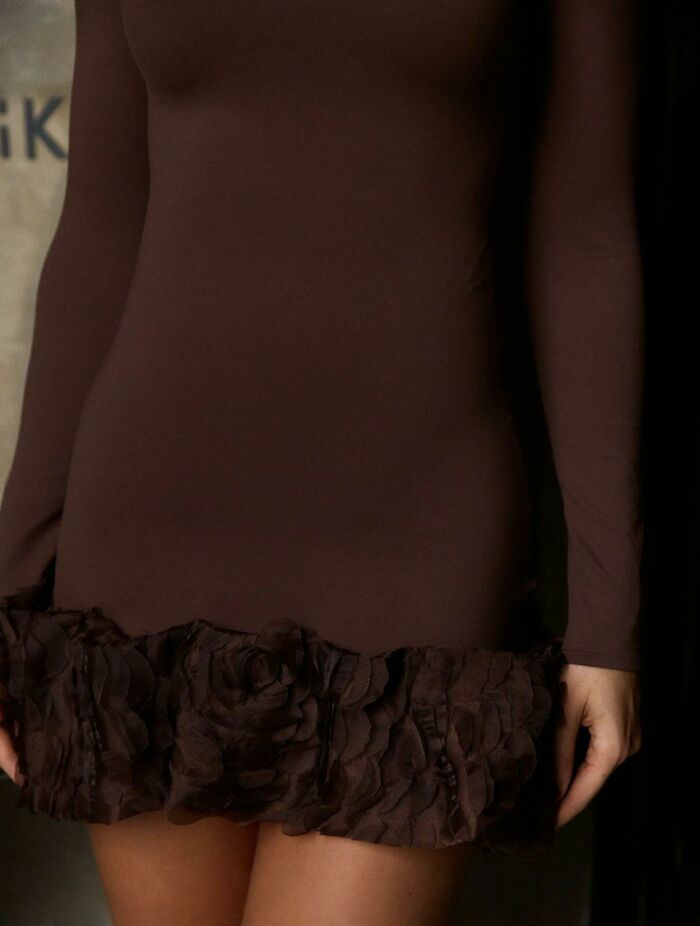 Imagem de Vestido Fabiola Marrom Cloude