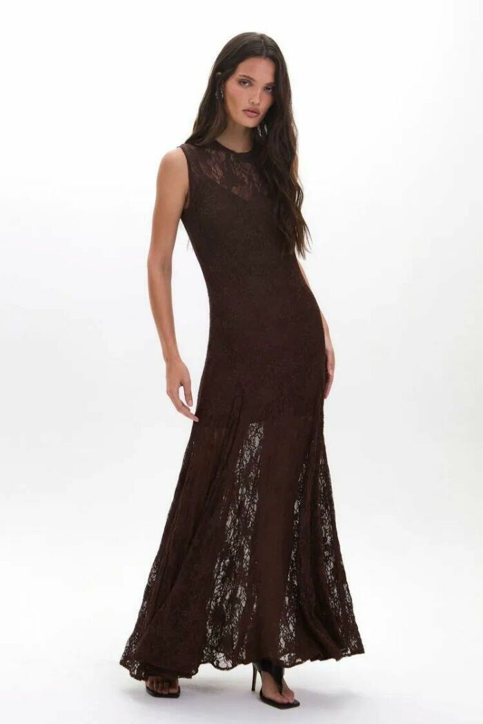 Imagem de Vestido Iris Marrom Pareô