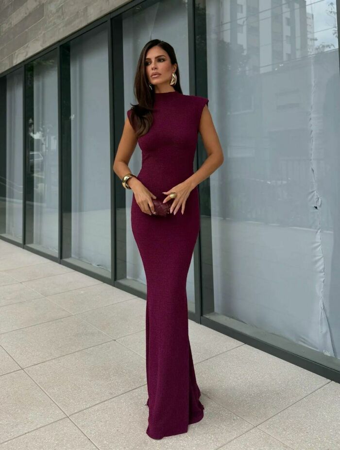 Imagem de Vestido Larissa Bordô Cloude