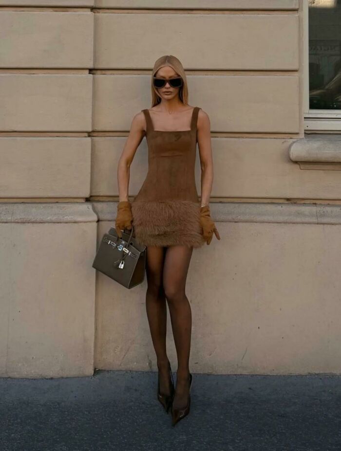 Imagem de Vestido Lia Caramelo Cloude