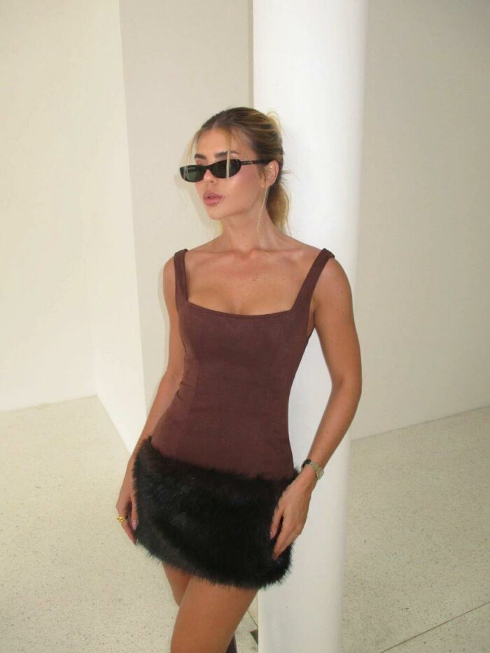 Imagem de Vestido Lia Marrom Cloude