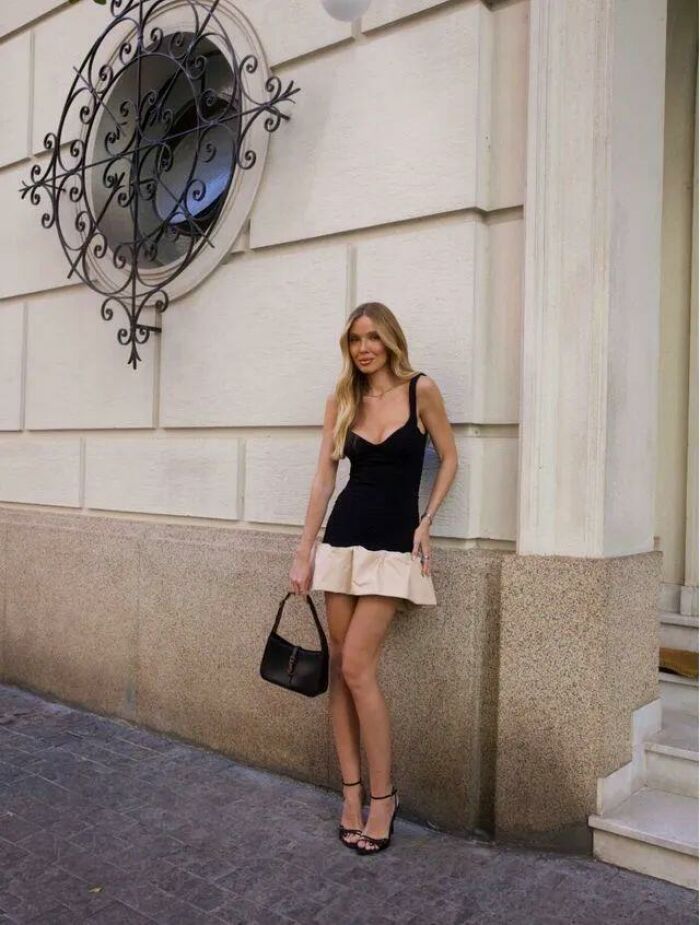 Imagem de Vestido Lívia Bicolor Cloude