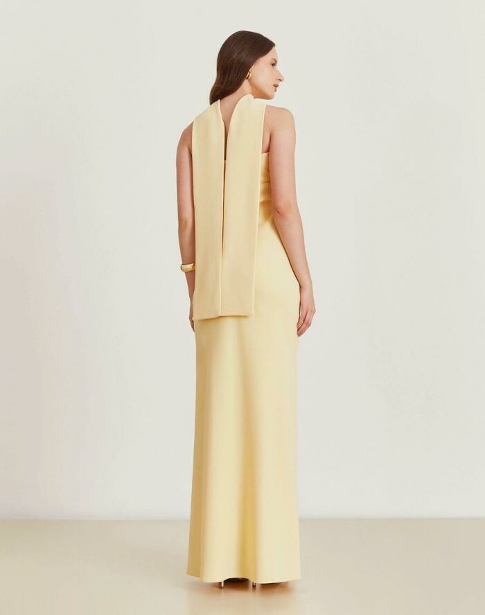 Imagem de Vestido Longo Juliette Amarelo Amissima