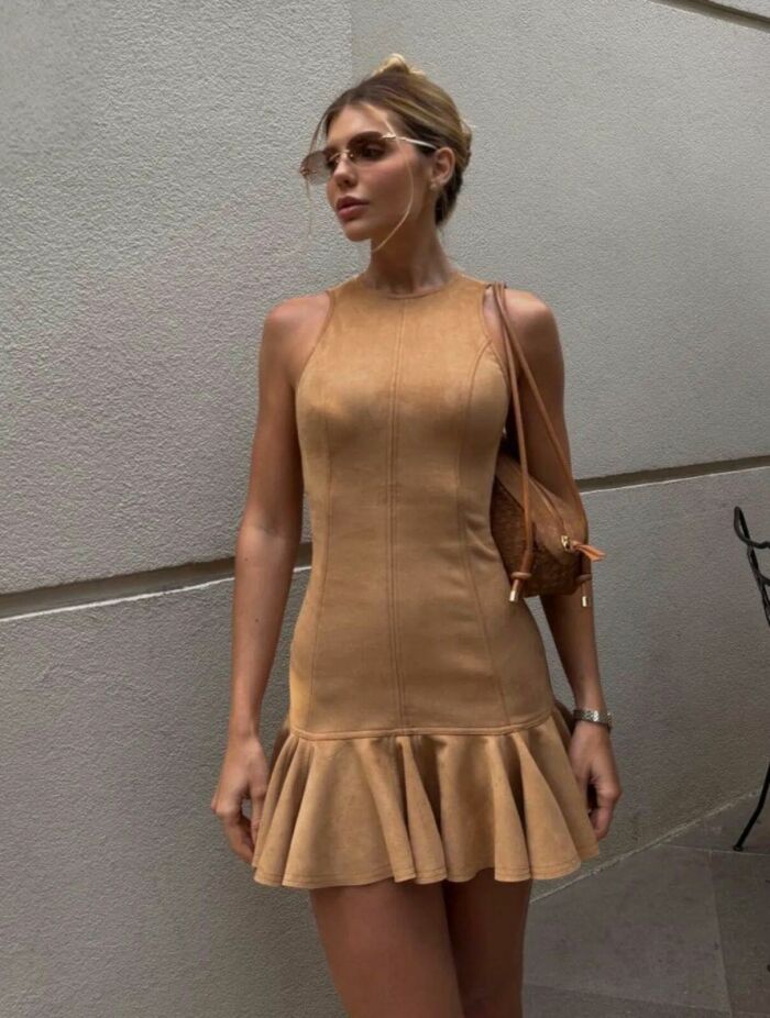 Imagem de Vestido Luiza Caramelo Cloude