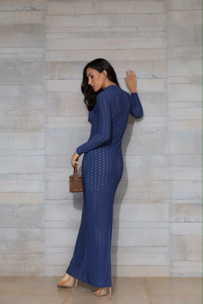 Imagem de Vestido Laise Azul Olívia