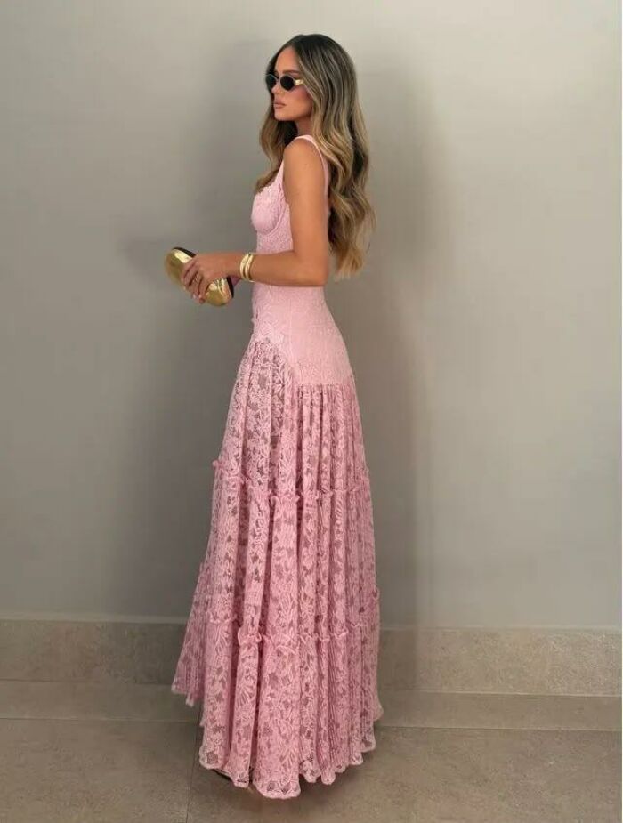 Imagem de Vestido Marluce Rosa Cloude
