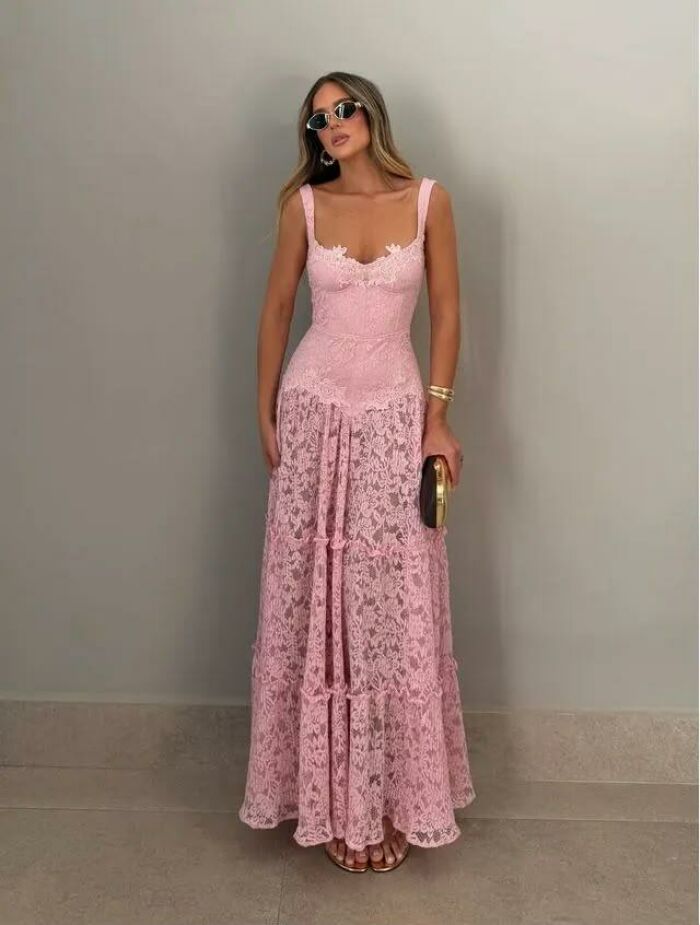 Imagem de Vestido Marluce Rosa Cloude
