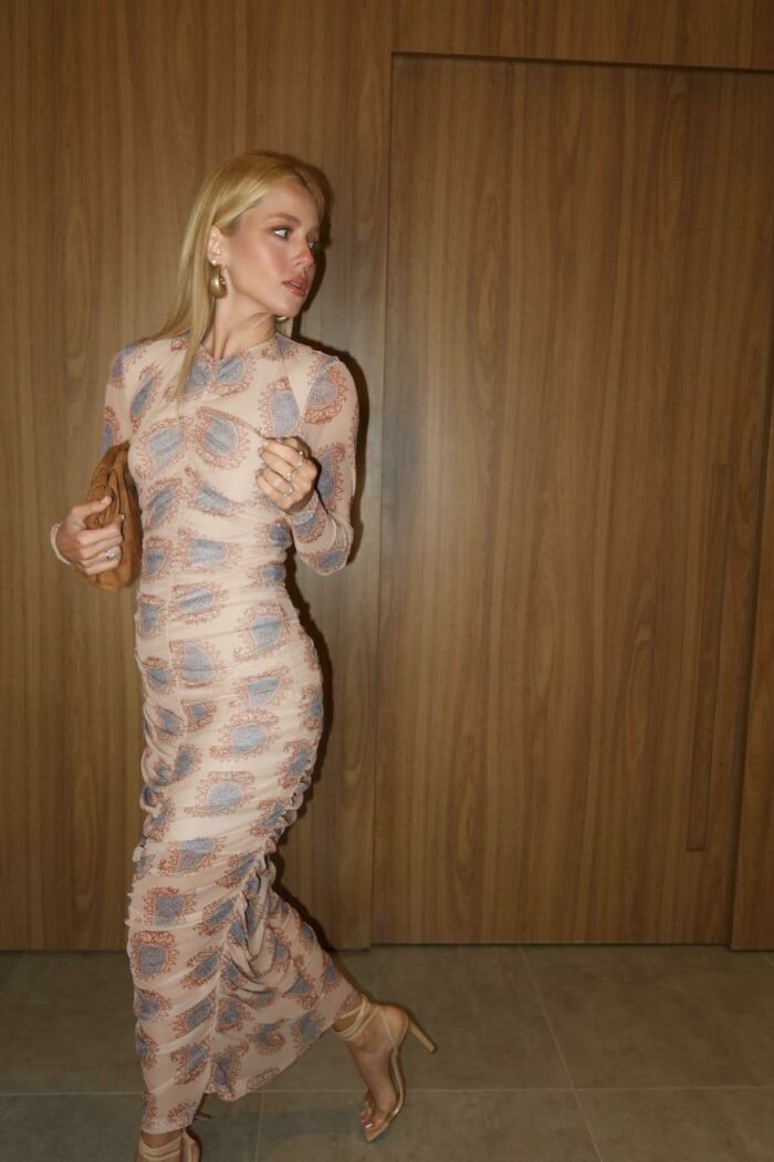 Imagem de Vestido Paisley Tule Olívia