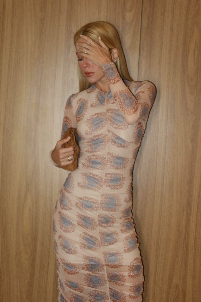 Imagem de Vestido Paisley Tule Olívia