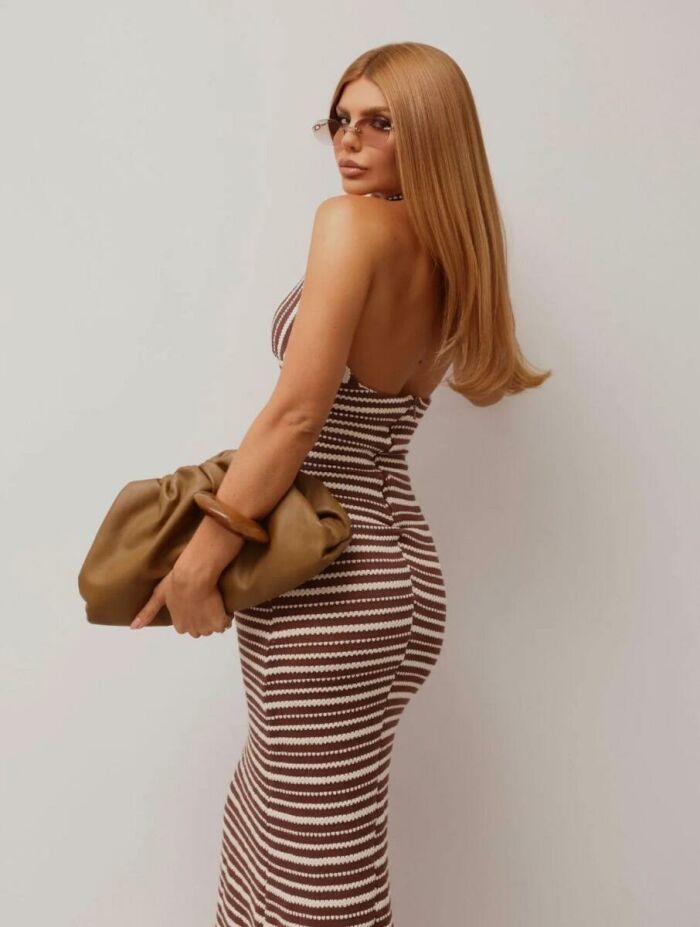 Imagem de Vestido Marluce Marrom Cloude