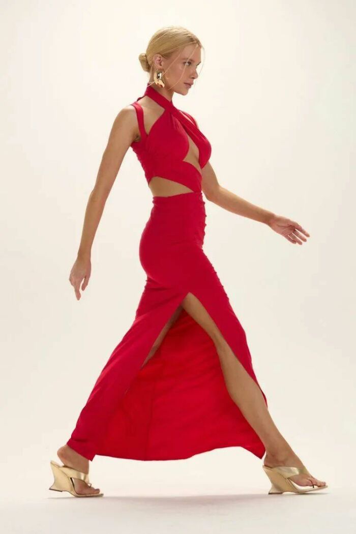 Imagem de Vestido Dafne Vermelho Love Le Blog