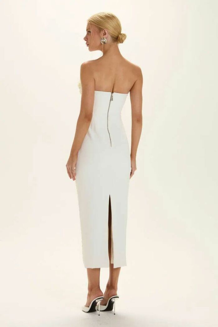 Imagem de Vestido Mídi Kelly Off White Le Blog
