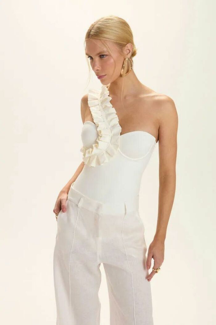 Imagem de Calça Suzie Off White Le Blog