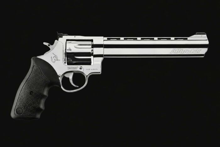 Imagem de REVOLVER TAURUS RT 838 ALLIGATOR .38 SPL (8,3 POL) INOX A.BRILHO