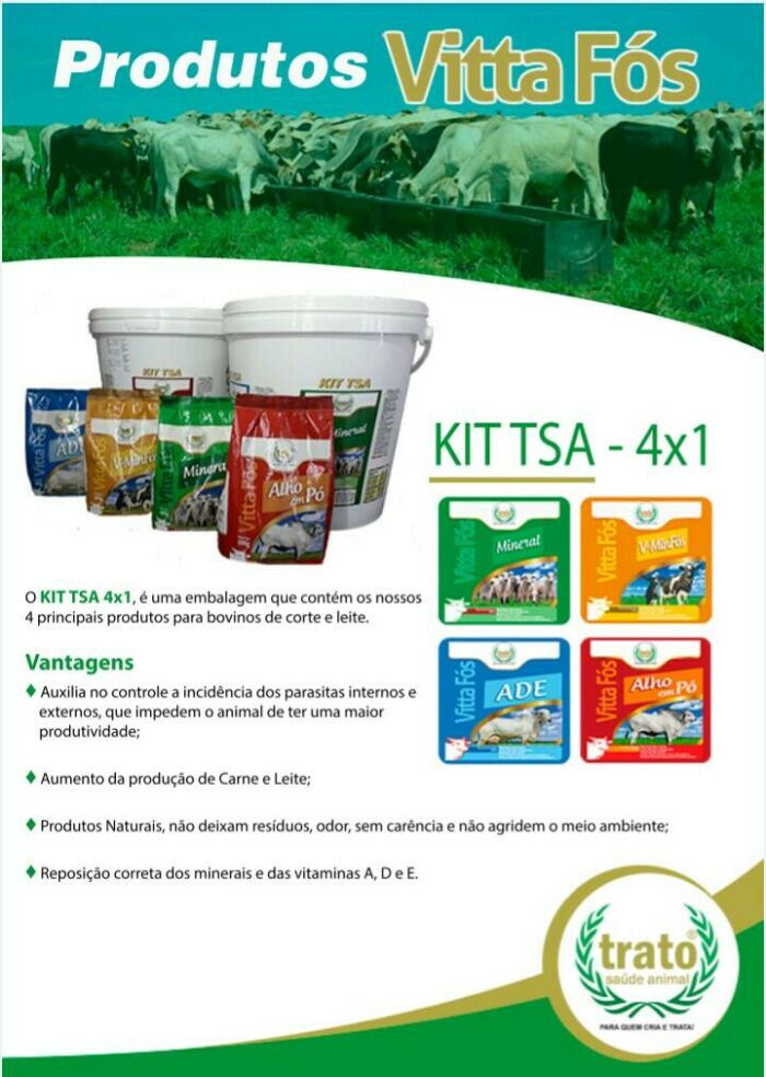 Imagem de kIT TSA - 4x1 - 100 Kg - FRETE GRÁTIS