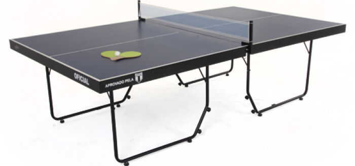 Imagem de Mesa de Tênis Oficial Dobrável com Rodinhas – Aprovada pela F.P.T.M.