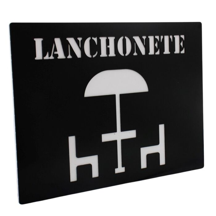 Imagem de Placa de Identificação - Lanchonete