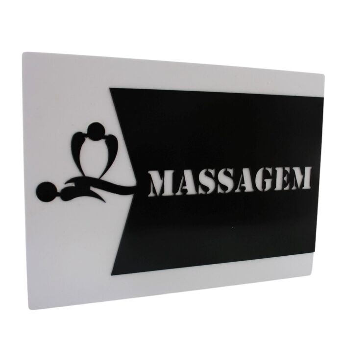 Imagem de Placa de Identificação - Massagem