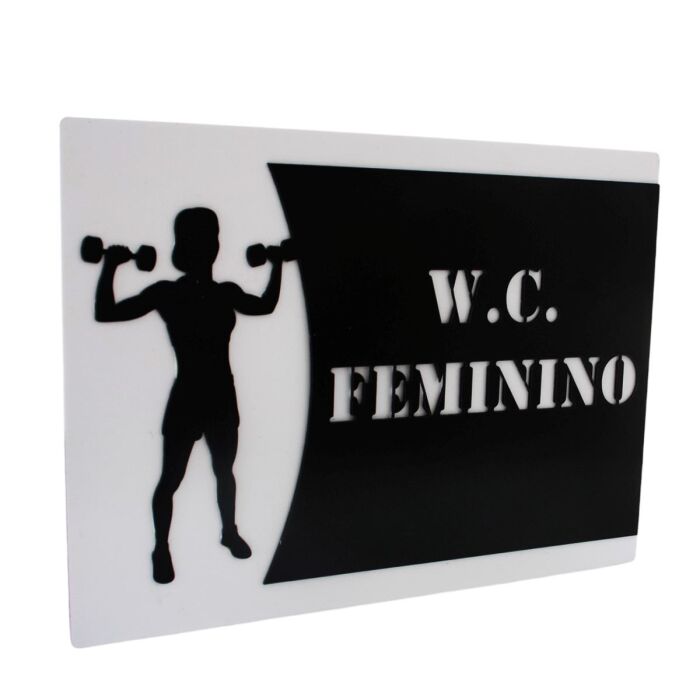 Imagem de Placa de Identificação - W.C Feminino