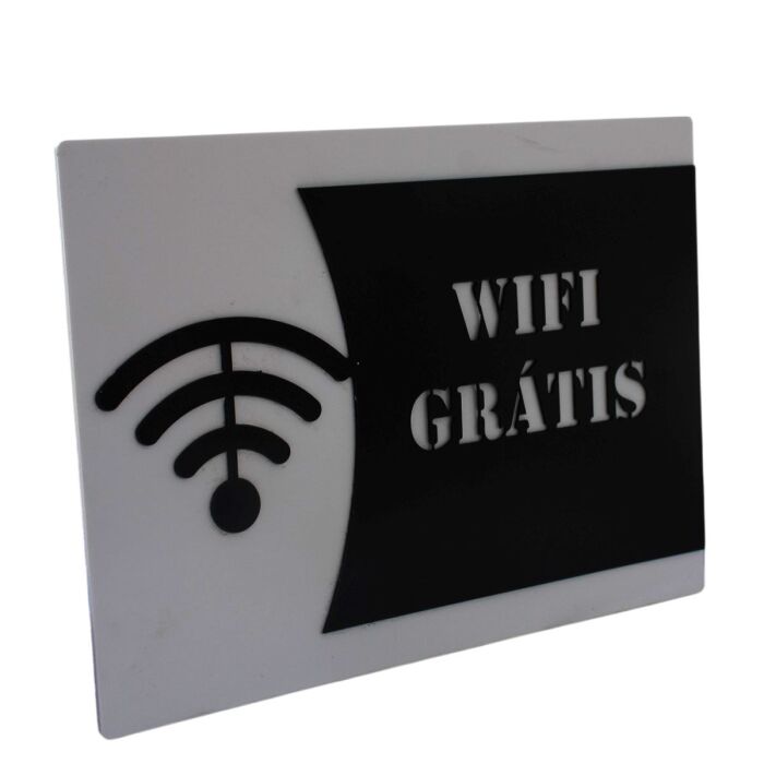 Imagem de Placa de Identificação - Wifi Gratis