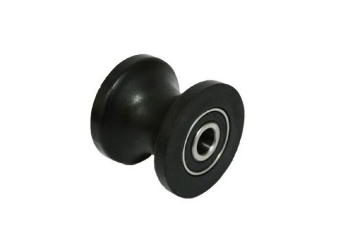 Imagem de Carretel de Tecnil Abaulada com Rolamento para Equipamentos Leg e Hack